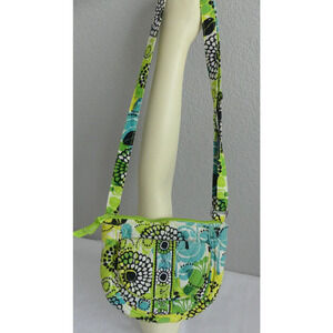 Vera Bradley Limes Up Little Hipster Crossbody Magnet Front ID Slot Adjustable